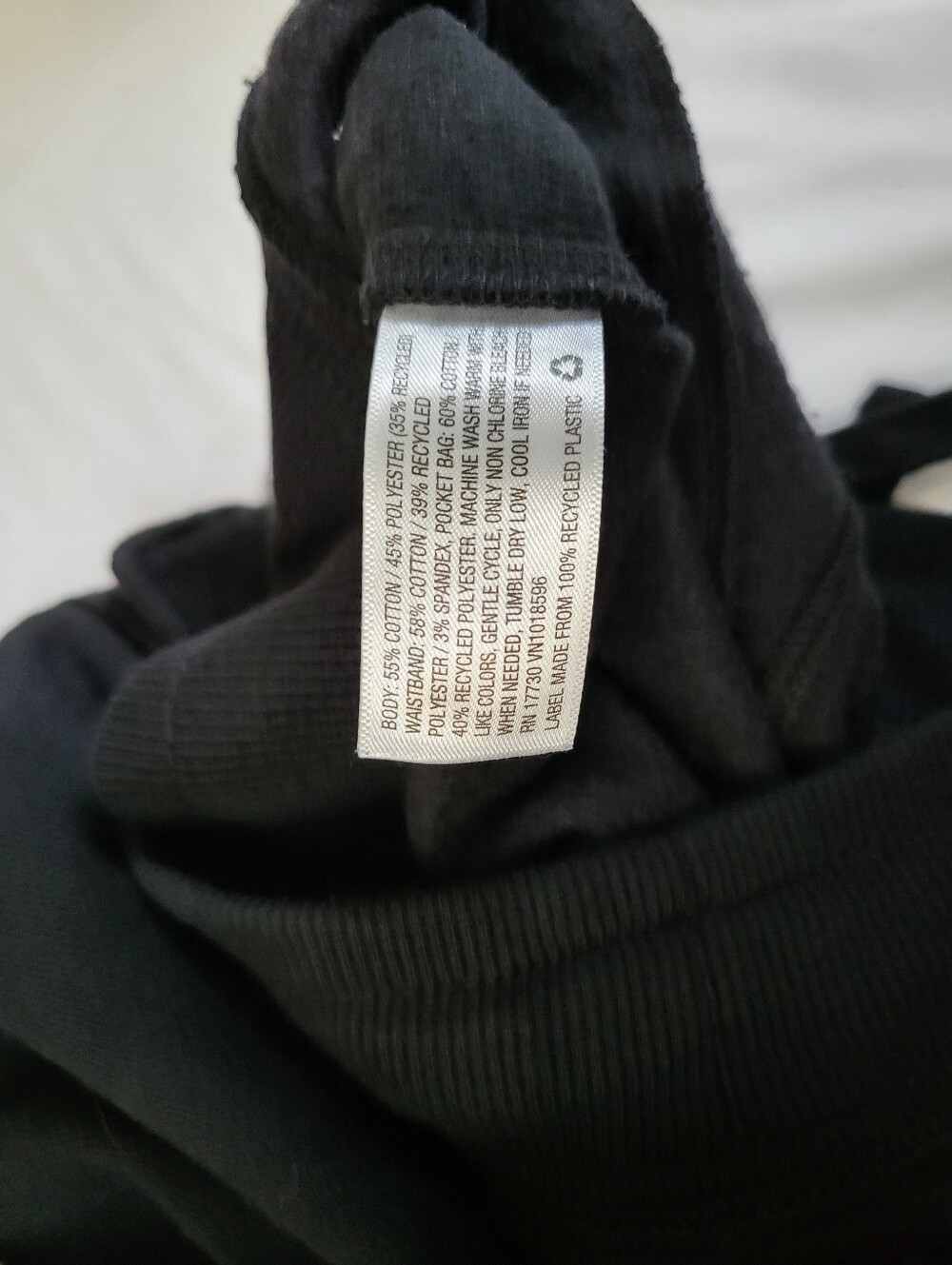 NEW Men's XS Goodfellow & Co Black Fleece-Lined Cargo Jogger Pants - Picture 5 of 6